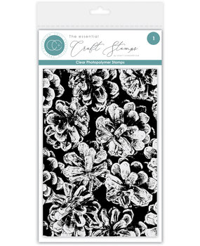 Craft Consortium Journalling & Mixed Media Phase 3 Clear Photopolymer Stamps Pinecomb (CCESTMP015)