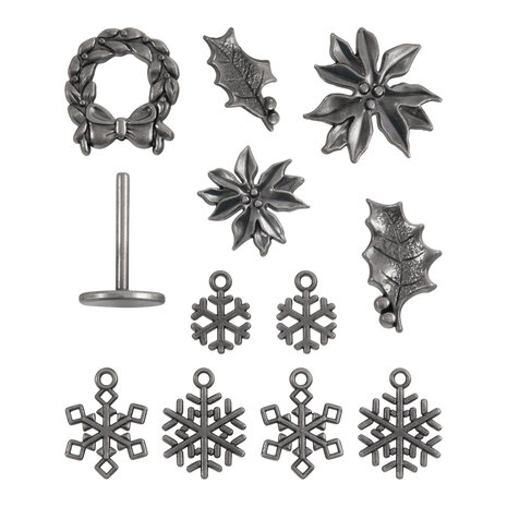 Idea-ology Tim Holtz Christmas Adornments (TH94445) Idea-ology Tim Holtz Christmas Adornments (TH94445)