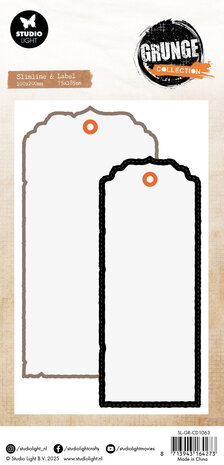 Studio Light Slimline & Label Grunge Cutting Dies (SL-GR-CD1063) Studio Light Slimline & Label Grunge Cutting Dies (SL-GR-CD1063)