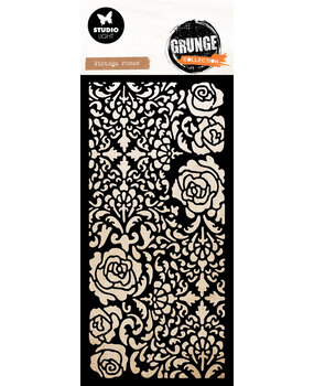 Studio Light Vintage Roses Grunge Mask (SL-GR-MASK378)