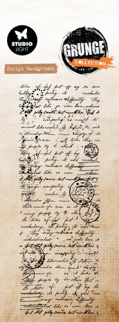 Studio Light Script Background Grunge Clear Stamp (SL-GR-STAMP891) Studio Light Script Background Grunge Clear Stamp (SL-GR-STAMP891)