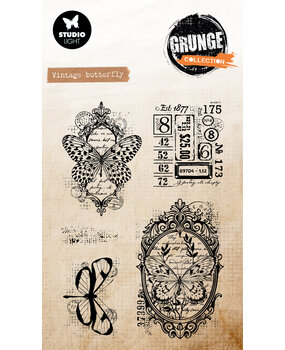 Studio Light Vintage Butterfly Grunge Clear Stamp (SL-GR-STAMP893)