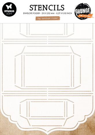 Studio Light Tag Envelope Grunge Stencil (SL-GR-STEN09) Studio Light Tag Envelope Grunge Stencil (SL-GR-STEN09)