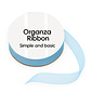 Simple and Basic Light Blue Organza Ribbon (8mmx10m) (SBA406)