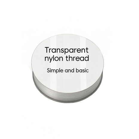 Simple and Basic Transparent Nylon Thread (0,12mmx50m) (SBA653)