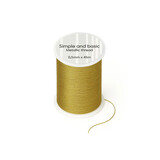 Simple and Basic Metallic Thread Gold (0,5mmx45m) (SBA655)