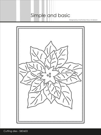 Simple and Basic Poinsettia A6 Dies (SBD603)