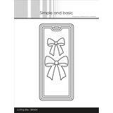 Simple and Basic Beautiful bows on a Tag Dies (SBD604)