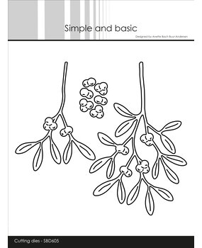 Simple and Basic Beautiful Mistletoe Dies (SBD605)