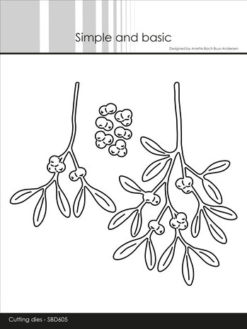 Simple and Basic Beautiful Mistletoe Dies (SBD605)