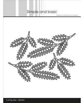 Simple and Basic Pine Branches Dies (SBD606)