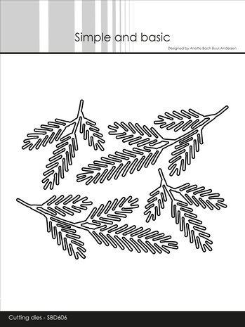 Simple and Basic Pine Branches Dies (SBD606)