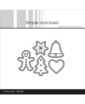 Simple and Basic Christmas Cookies Dies (SBD608)