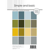 Simple and Basic Mustard and Friends A5 Solid Papers (SBP974)