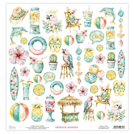 Mintay Basic 12x12 Inch Elements Tropical Summer (MT-BASIC-A07) Mintay Basic 12x12 Inch Elements Tropical Summer (MT-BASIC-A07)