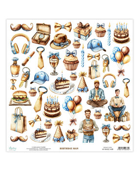 Mintay Basic 12x12 Inch Elements Birthday Man (MT-BASIC-A08)