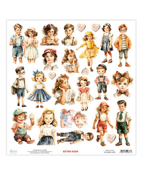 Mintay Basic 12x12 Inch Elements Retro Kids (MT-BASIC-A09)