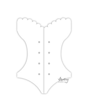 Mintay Basic Corset Card Base White (5pcs) (MT-BASIC-C61)
