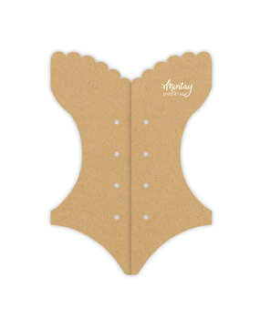 Mintay Basic Corset Card Base Kraft (5pcs) (MT-BASIC-C62)