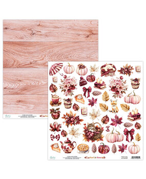 Mintay Rust & Rose 12x12 Inch Paper Elements (MT-RAR-09)