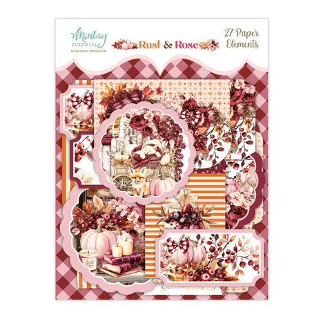 Mintay Rust & Rose Paper Elements (27pcs) (MT-RAR-LSCE)