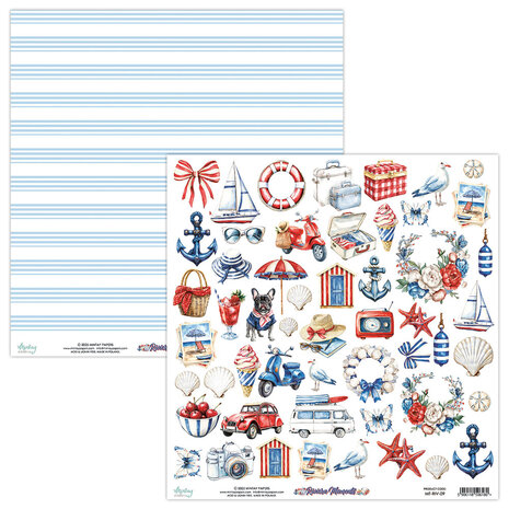 Mintay Riviera Moments 12x12 Inch Paper Elements (MT-RIV-09)