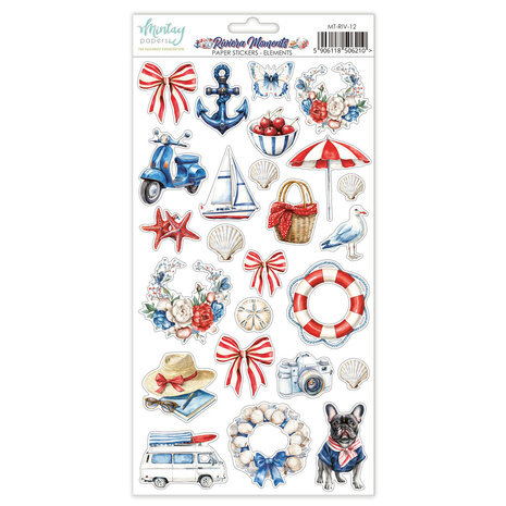 Mintay Riviera Moments 6x12 Inch Paper Stickers Elements (MT-RIV-12)