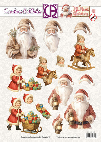 Creatief Art All About Christmas 01 Creative CutOuts (CCO-025) Creatief Art All About Christmas 01 Creative CutOuts (CCO-025)