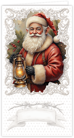 Creatief Art Vintage Santa Claus Card Kit (RE2530-0189) Creatief Art Vintage Santa Claus Card Kit (RE2530-0189)