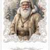 Creatief Art Vintage Santa Claus Card Kit (RE2530-0189) Creatief Art Vintage Santa Claus Card Kit (RE2530-0189)