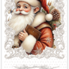 Creatief Art Vintage Santa Claus Card Kit (RE2530-0189) Creatief Art Vintage Santa Claus Card Kit (RE2530-0189)