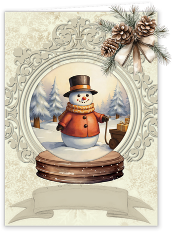 Creatief Art Frosted Snowglobes Card Kit (RE2530-0188)