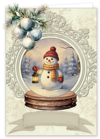 Creatief Art Frosted Snowglobes Card Kit (RE2530-0188)
