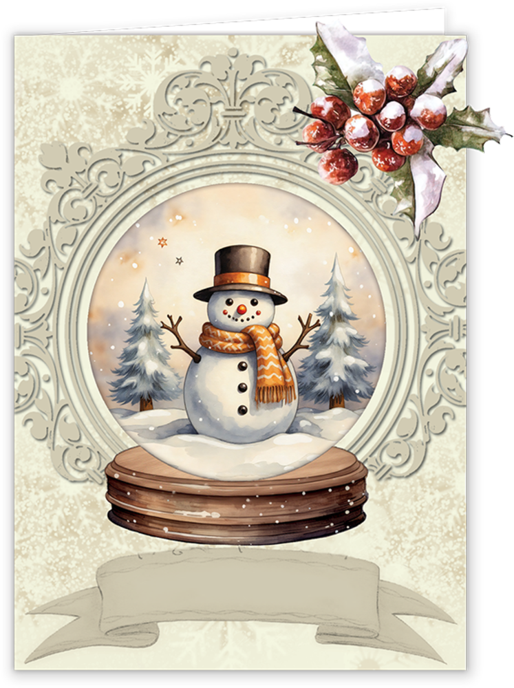 Creatief Art Frosted Snowglobes Card Kit (RE2530-0188)