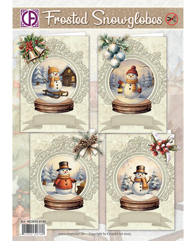 Creatief Art Frosted Snowglobes Card Kit (RE2530-0188)