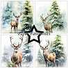 Paper Favourites Reindeer 6x6 Inch Paper Pad (PF557) Paper Favourites Reindeer 6x6 Inch Paper Pad (PF557)