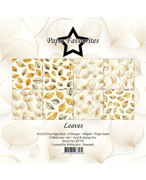Paper Favourites Leaves 12x12 Inch Paper Pad (PF759)