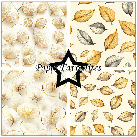 Paper Favourites Leaves 12x12 Inch Paper Pad (PF759) Paper Favourites Leaves 12x12 Inch Paper Pad (PF759)