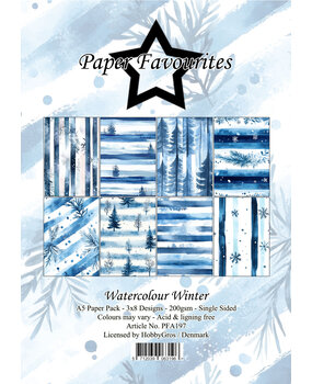 Paper Favourites Watercolour Winter A5 Paper Pad (PFA197)