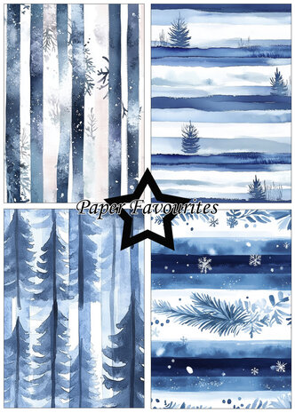 Paper Favourites Watercolour Winter A5 Paper Pad (PFA197) Paper Favourites Watercolour Winter A5 Paper Pad (PFA197)