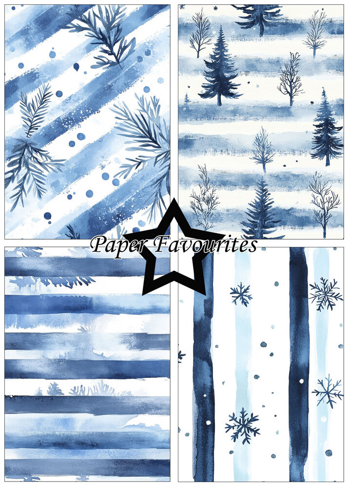 Paper Favourites Watercolour Winter A5 Paper Pad (PFA197) Paper Favourites Watercolour Winter A5 Paper Pad (PFA197)