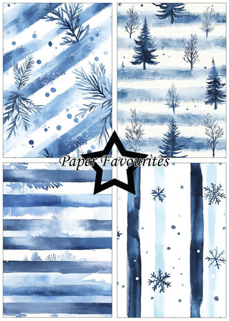 Paper Favourites Watercolour Winter A5 Paper Pad (PFA197) Paper Favourites Watercolour Winter A5 Paper Pad (PFA197)