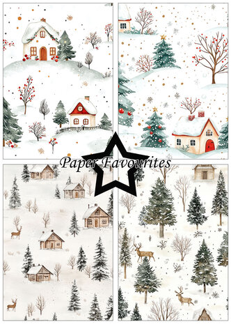Paper Favourites Winter Scene A5 Paper Pad (PFA198)