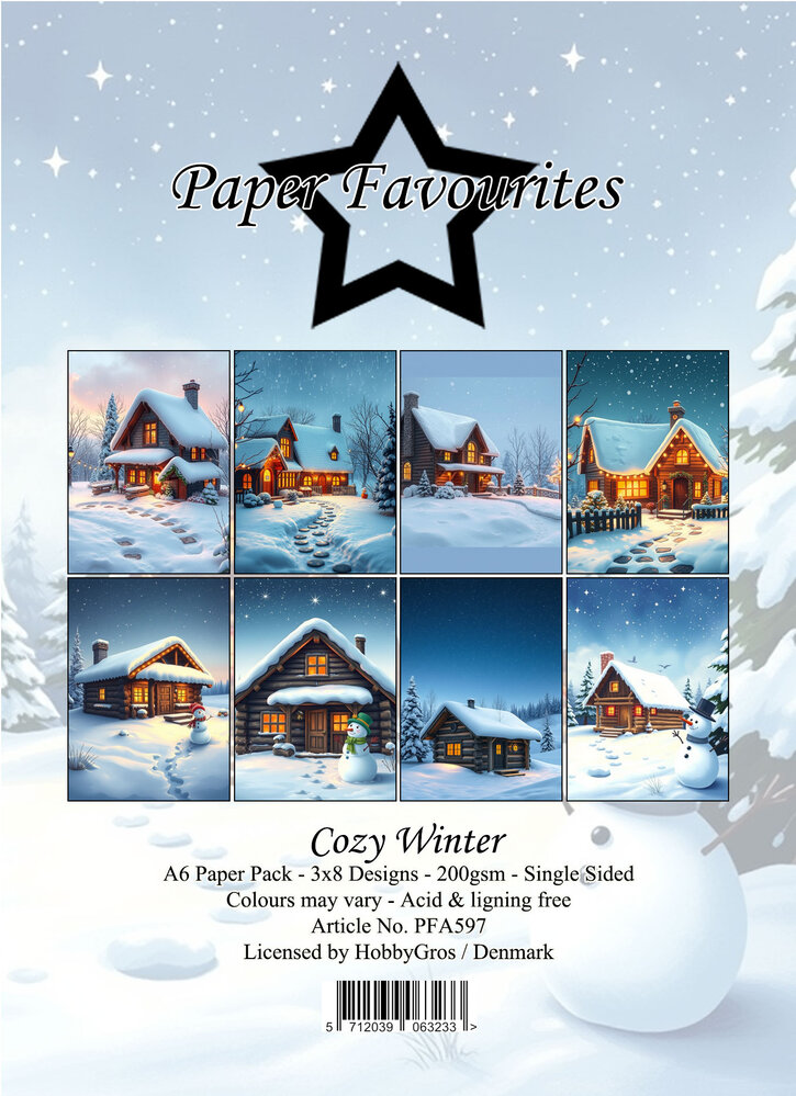 Paper Favourites Cozy Winter A6 Paper Pad (PFA597)