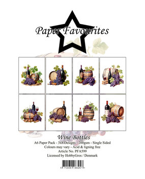 Paper Favourites Wine Bottles A6 Paper Pad (PFA599)