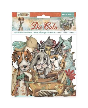 Stamperia Furry Friends Die Cuts Assorted (47pcs) (DFLDC121)