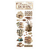 Stamperia Coffee and Chocolate Rub-On 4x8,5 Inch Vintage Coffee Moments (DFLRB193) Stamperia Coffee and Chocolate Rub-On 4x8,5 Inch Vintage Coffee Moments (DFLRB193)