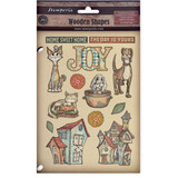 Stamperia Furry Friends A5 Colored Wooden Shape (KLSP189)