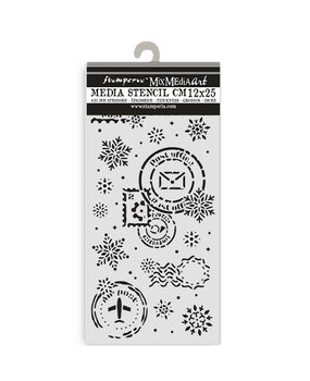 Stamperia Gear up for Christmas Thick Stencil 12x25cm Snowflakes (KSTDL141) Stamperia Gear up for Christmas Thick Stencil 12x25cm Snowflakes (KSTDL141)