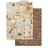 Stamperia Coffee and Chocolate Junk Journal Stickers, Backgrounds, Cut-Outs (SBJK06) Stamperia Coffee and Chocolate Junk Journal Stickers, Backgrounds, Cut-Outs (SBJK06)